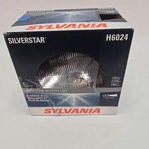 SYLVANIA H6024 SilverStar Sealed Beam – Brighter 7" Round Headlight (1 Bulb)